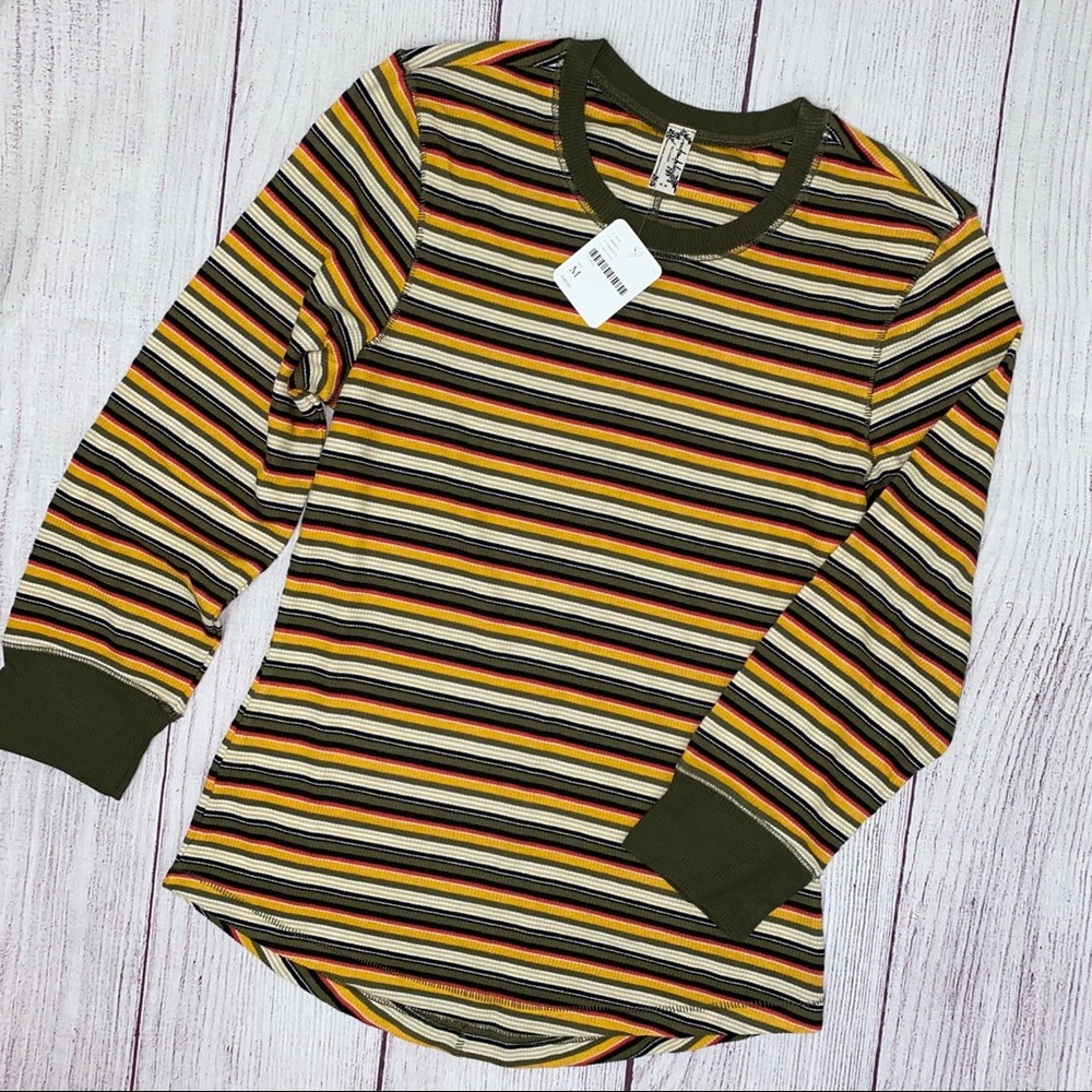 NWT Free People “Good on You” Long sleeve Tee